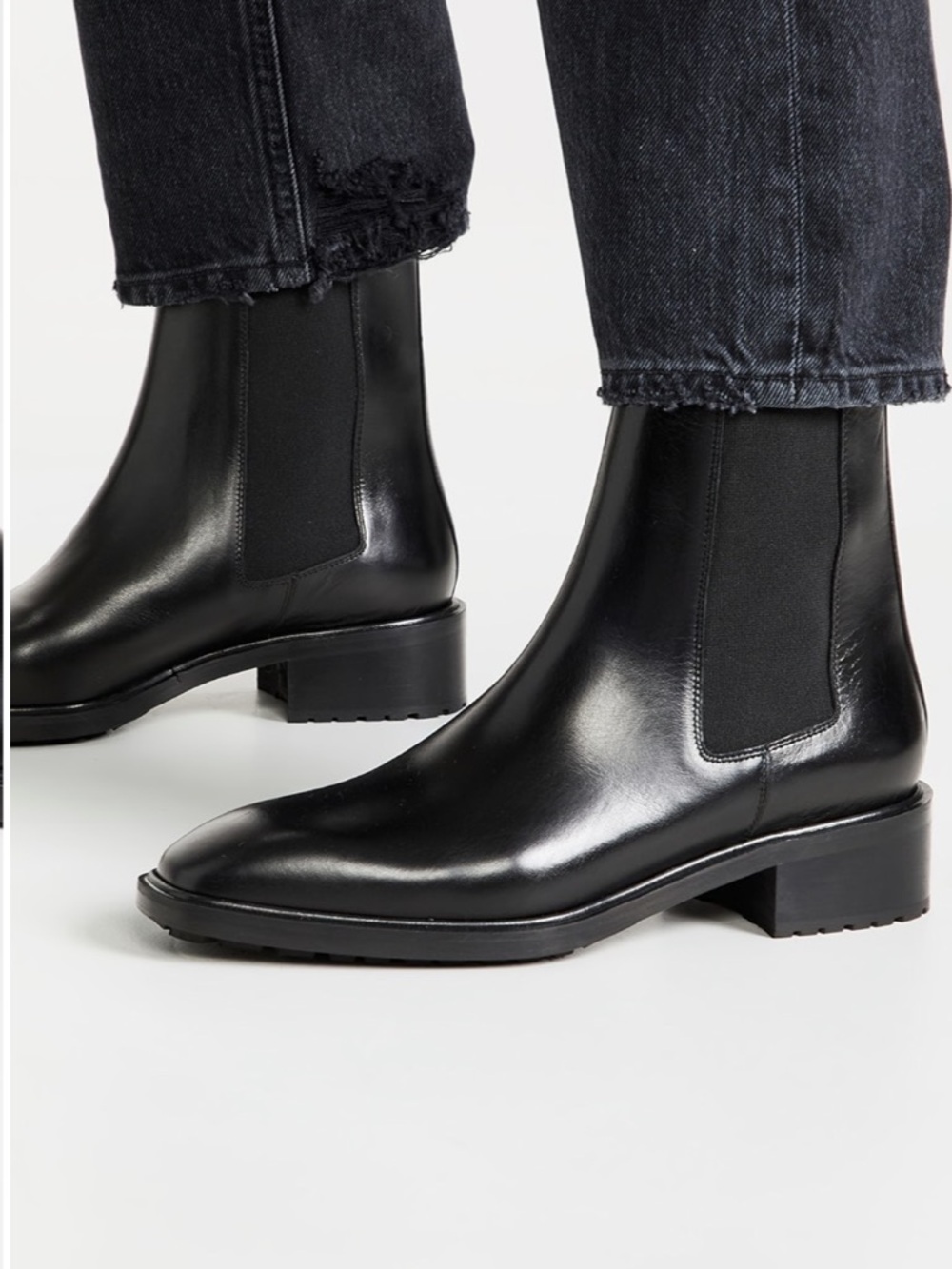 Aeyde Simone Polido Calf Leather Booties - Picture 10 of 11